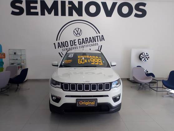 JEEP COMPASS 2.0 16V FLEX LONGITUDE AUTOMÁTICO JEEP COMPASS 2.0 16V FLEX LONGITUDE AUTOMÁTICO